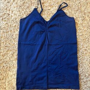 Charlotte Russe Navy Sleeveless Top